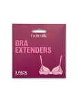 Hotmilk Bra Extender 3-pack — extends bra band during pregnancy and nursing