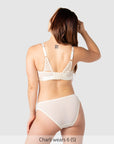 Warrior 2.0 Bikini Brief Ivory — back view — Hotmilk Lingerie