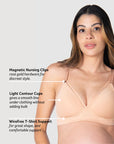 AMBITION T-SHIRT MAPLE CONTOUR NURSING BRA - WIREFREE