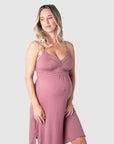 HOTMILK US DREAM NIGHTIE ANTIQUE ROSE MULTIFIT FULL CUP MATERNITY AND NURSING