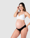 Kami, mother of 2 and expecting, embraces comfort and style in Hotmilk Lingerie's best-selling nursing t-shirt bra, Forever Yours. Experience a seamless silhouette under clothing for pregnancy and nursing