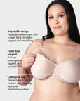 OBSESSION ALMOND CONTOUR NURSING BRA - FLEXI UNDERWIRE