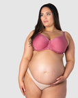 HOTMILK US OBSESSION ROSE CONTOUR NURSING MATERNITY BRA - FLEXI UNDERWIRE