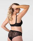 Show Off Full Cup Nursing Bra - Black