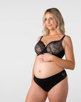 Temptation Full Cup Nursing Bra - Black
