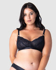 HOTMILK US WARRIOR SOFT CUP BLACK MULTIFIT NURSING MATERNITY BRA - WIREFREE