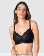 Warrior Wirefree Soft Cup Nursing Bra in Black