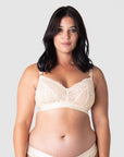 HOTMILK US WARRIOR SOFT CUP IVORY MULTIFIT NURSING MATERNITY BRA - WIREFREE