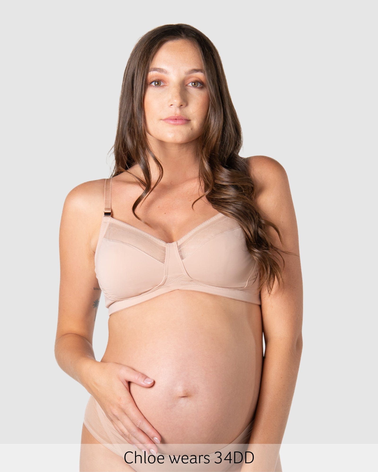 Lunar Eclipse Nursing Bra - Cashmere