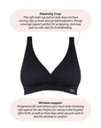Techincal details of My Comfort Bamboo Wirefree Maternity Bra