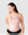 Model wearing Hotmilk My Necessity Bra in Ballet Pink showing front view with full cup support.