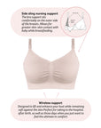 My Necessity Seamless Nursing Bra - Ballet Pink