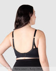 Back of My Necessity Seamless Nursing Bra - Black Busty
