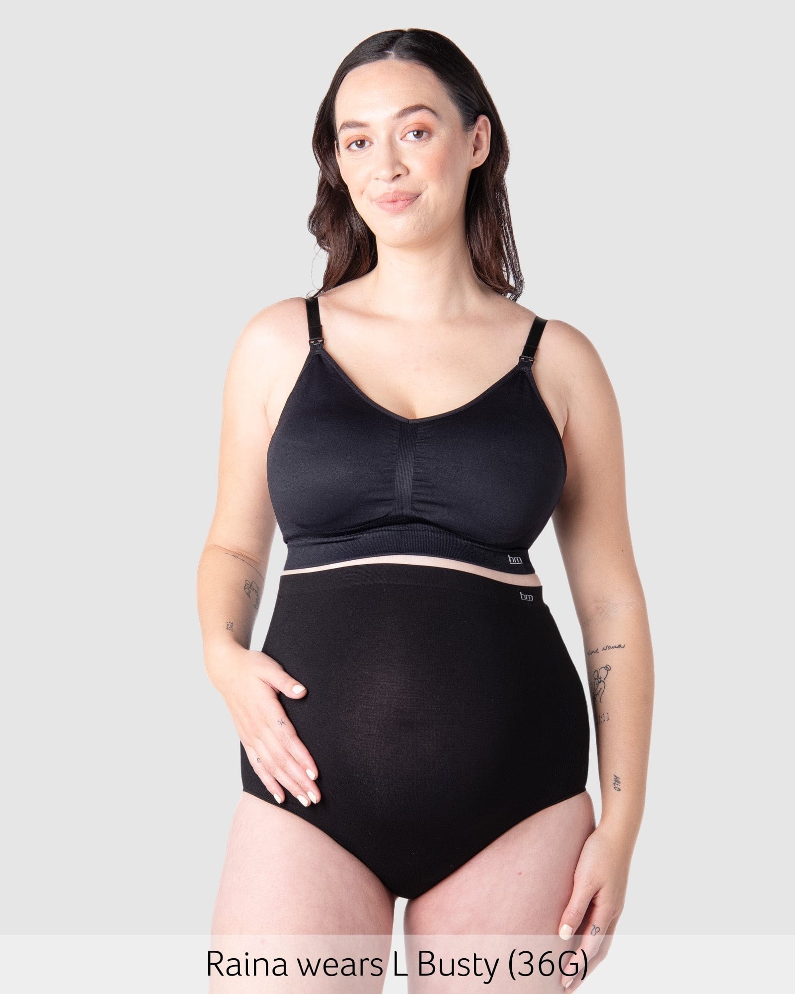 My Necessity Seamless Nursing Bra - Black Busty
