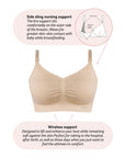 My Necessity Seamless Nursing Bra - Frappe