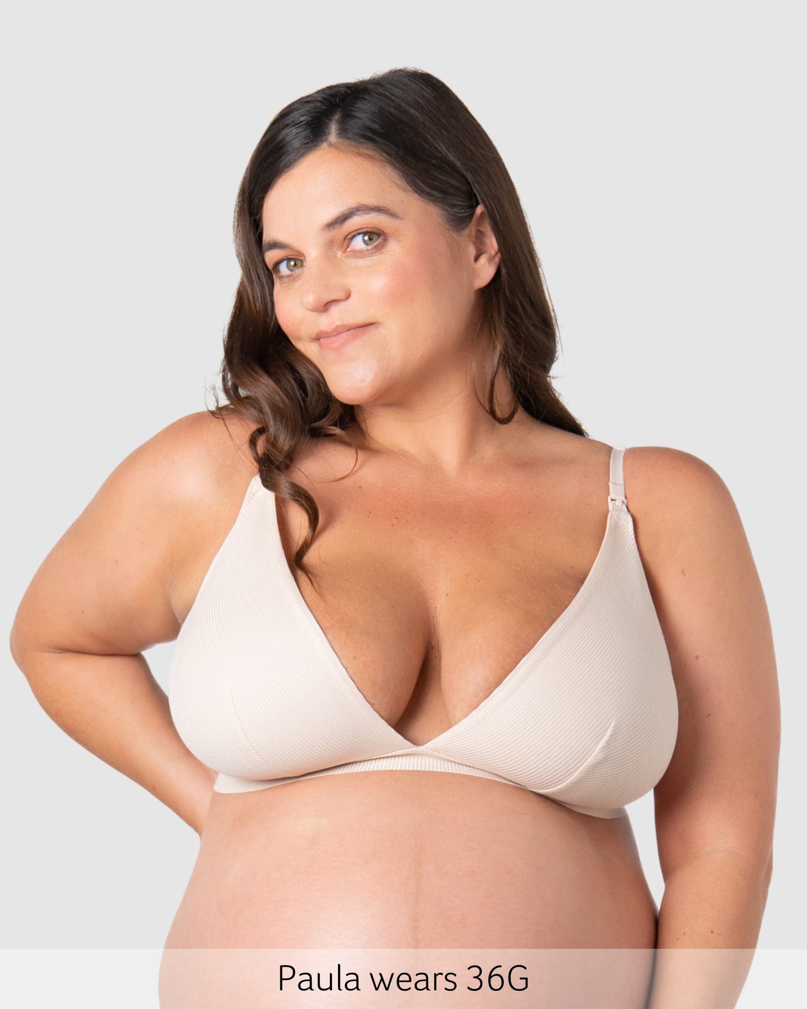 Solace Triangle Nursing Bra - Oat