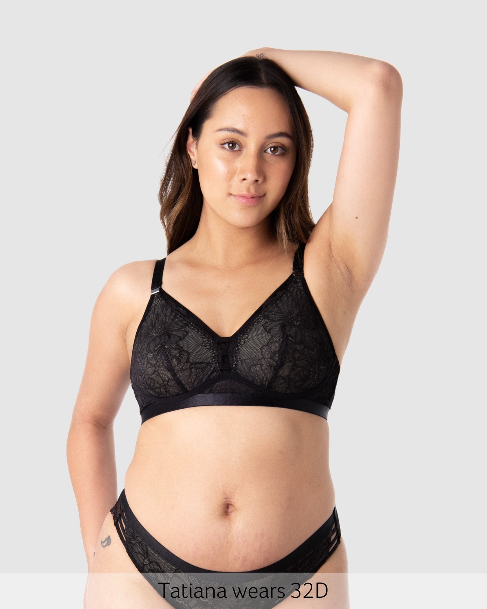 TRUE LUXE MULTIFIT BRA - BLACK - WIREFREE Hotmilk Lingerie TRUE LUXE MULTIFIT BRA - BLACK - WIREFREE Hotmilk Lingerie