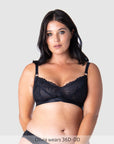 Warrior Multifit Nursing Bra - Black