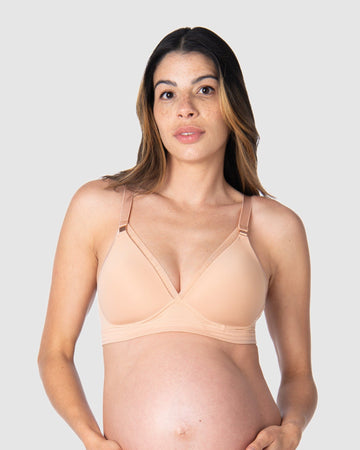 AMBITION T-SHIRT MAPLE CONTOUR NURSING BRA - WIREFREE