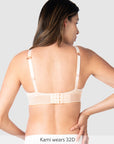 Back of Ambition T-shirt Wirefree Contour Nursing Bra in Shell
