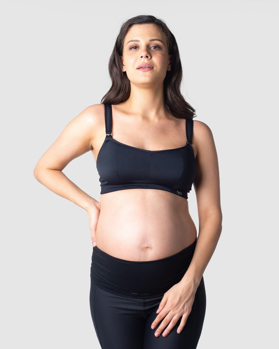 Tailored for mothers on the go, Hotmilk Lingerie's Balance Sports Crop Bra with nursing clips is the ultimate choice for light exercise, yoga, and pilates throughout pregnancy and nursing. Elevate your active lifestyle with the seamless fusion of functionality and style offered by Hotmilk Lingerie, Julia's most trusted maternity and nursing lingerie brand. Experience unparalleled support and comfort during your motherhood journey."
