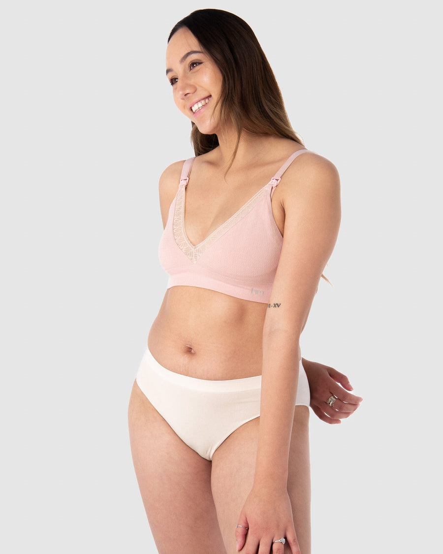 HOTMILK US CARESS SEAMFREE BAMBOO LOTUS REGULAR MATERNITY AND NURSING - WIREFREE
