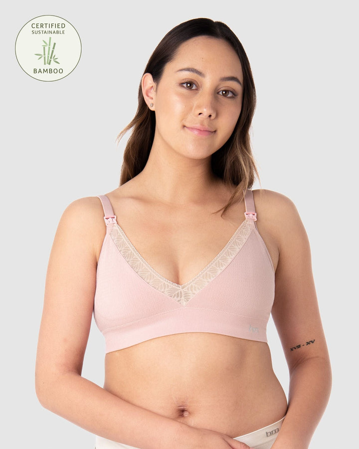 HOTMILK US CARESS SEAMFREE BAMBOO LOTUS REGULAR MATERNITY AND NURSING - WIREFREE