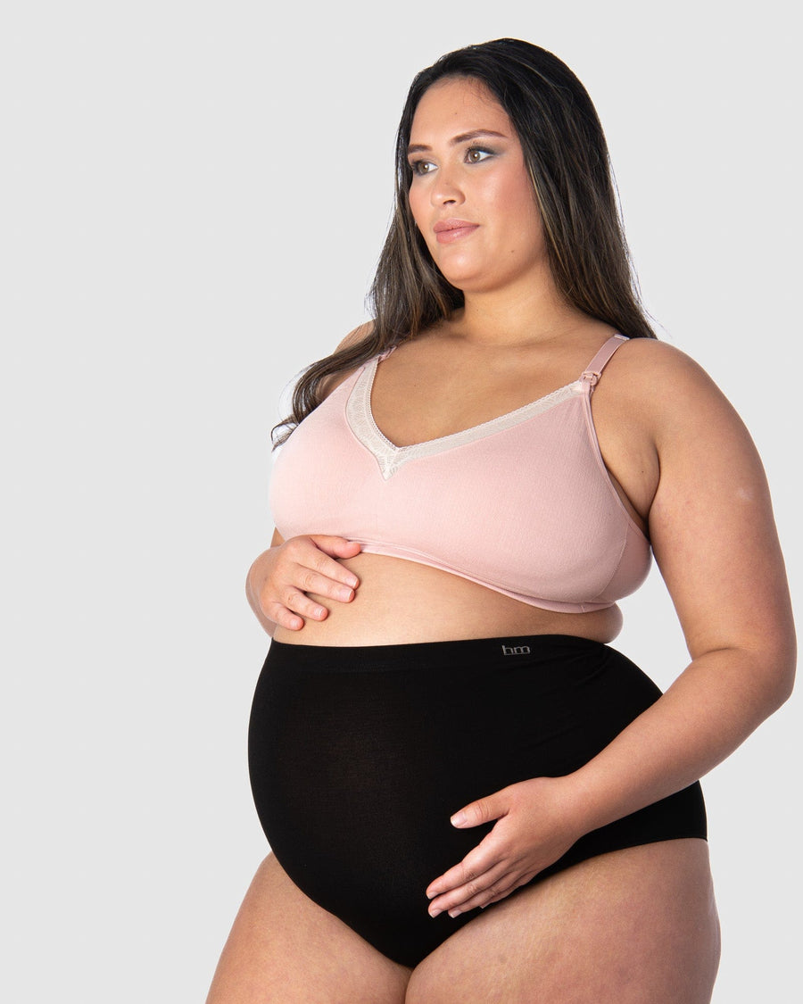 HOTMILK US CARESS SEAMFREE BAMBOO LOTUS FULL CUP NURSING AND MATERNITY BRA - WIREFREE