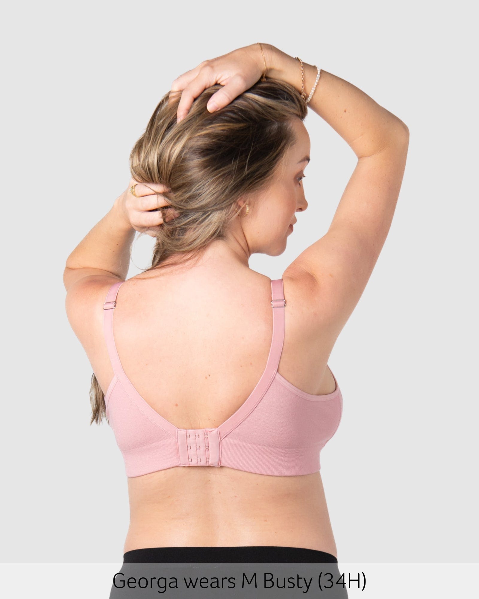 petal pink nursing bra by hotmilk

