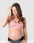 caress petal pink nursing bra by hotmilk lingerie