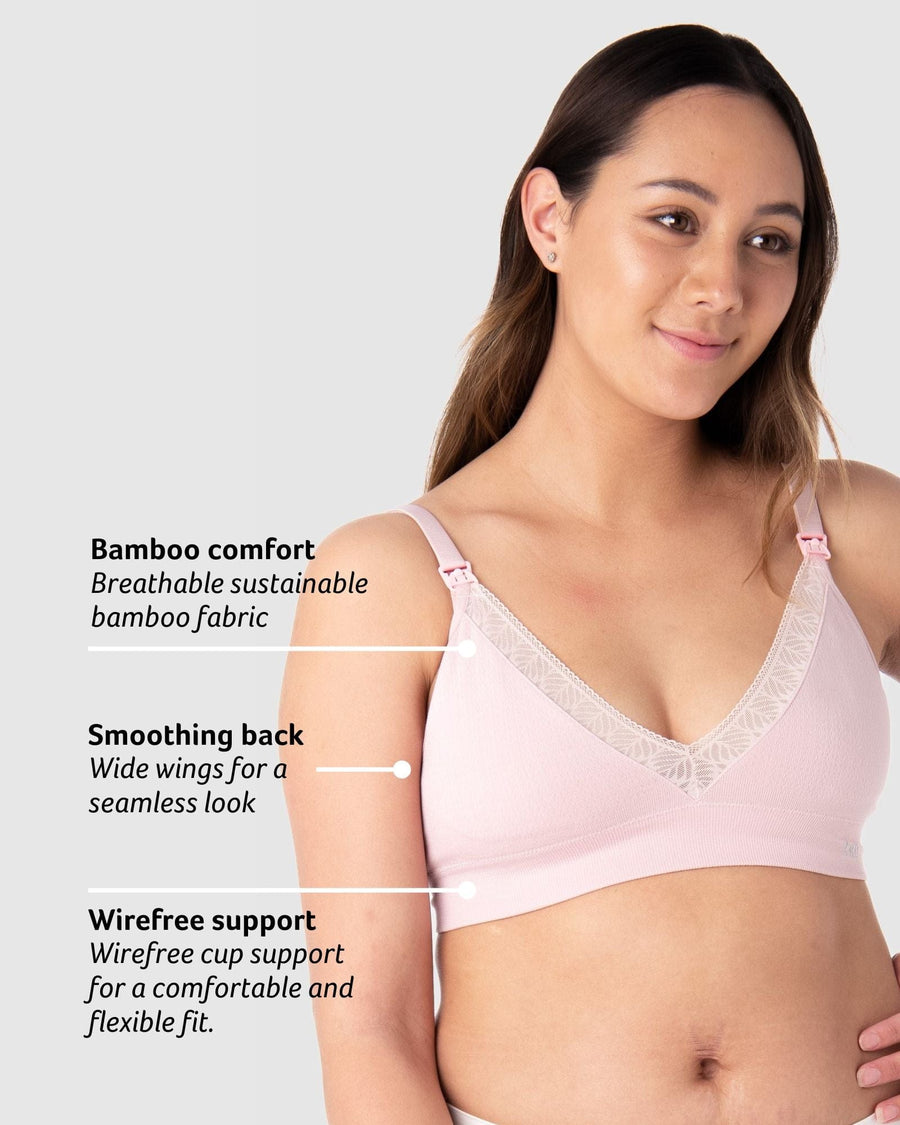 CARESS SEAMFREE BAMBOO LOTUS REGULAR - WIREFREE