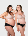 Flawless Cashmere nursing bra — side view showing flexiwire support — Hotmilk Lingerie