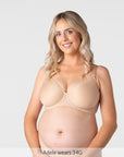 Forever New T-Shirt Nursing Bra in Frappe — smooth contour nursing bra with flexiwire — Hotmilk Lingerie