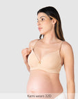 Nursing Clip feature on Forever Yours Flexi Underwire T-Shirt Bra in Latte