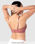 Straps worn standard on Forever Yours Contour Flexi underwire T-shirt Nursing Bra in Spice
