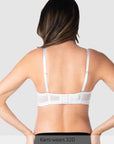 Straps worn regular on Forever Yours Contour T-shirt Nursing Bra in White