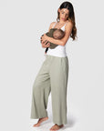 Kami, a mother of 2, loves the comfort of the new Hotmilk 'Sage Lounge Pant,' paired with the Hotmilk My Necessity nursing cami, creating the ultimate postpartum lounge set. These pants are the embodiment of sumptuous comfort, featuring a soft waistband and a flattering 7/8 length that combines style and relaxation seamlessly. Discover the perfect loungewear for pregnancy breastfeeding and postpartum comfort with Hotmilk US's Sage Lounge Pant