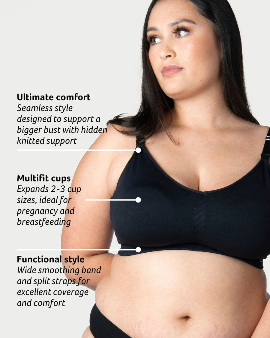 Hotmilk 'My Necessity' Nursing Camisole - Black - Little Miracles Maternity  Wear