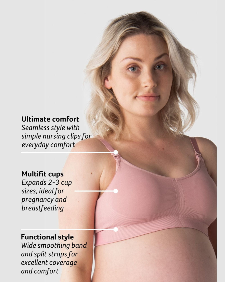 My Necessity Seamless Maternity Nursing Sleep Bra for