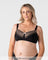 Show Off Full Cup Wirefree Nursing Bra in Black — full coverage, side sling support — Hotmilk Lingerie
