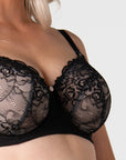 Temptation Full Cup Nursing Bra - Black