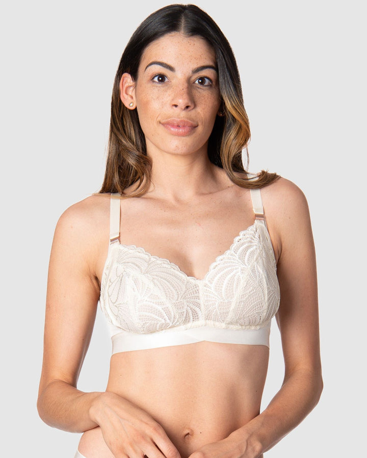 WARRIOR SOFT CUP IVORY MULTIFIT NURSING BRA - Hotmilk Lingerie