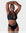 Flawless Full Cup Plunge Nursing Bra in Black — sheer lace plunge nursing bra with flexiwire — Hotmilk Lingerie