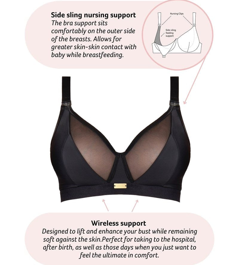 CALNIKEAN Anti-Gravity Milk Silk Breathable Lingerie Set