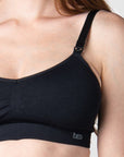 My Necessity Wirefree Nursing Bra - Black Busty