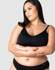 My Necessity Wirefree Nursing Bra - Black Busty