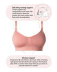technical features of My Necessity Seamless Nursing Bra - Sunrise Busty