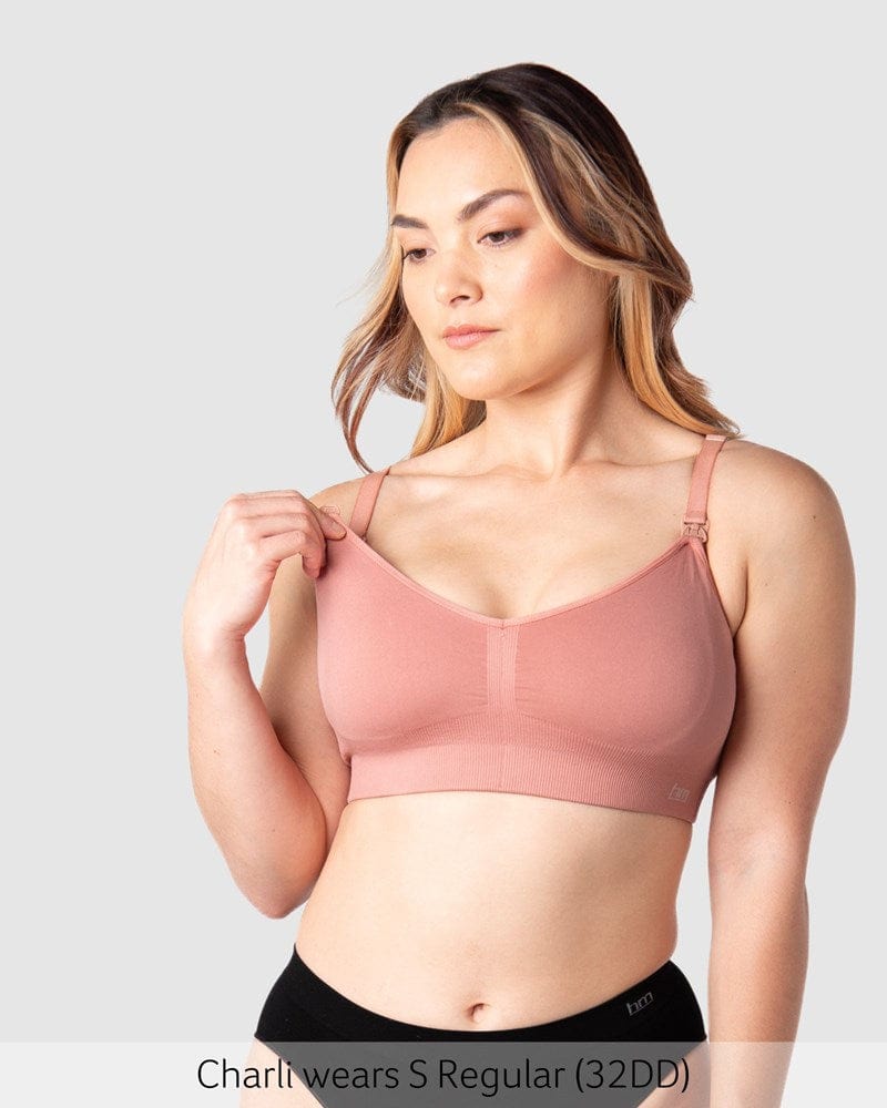 Nursing clip of My Necessity Seamless Nursing Bra - Sunrise