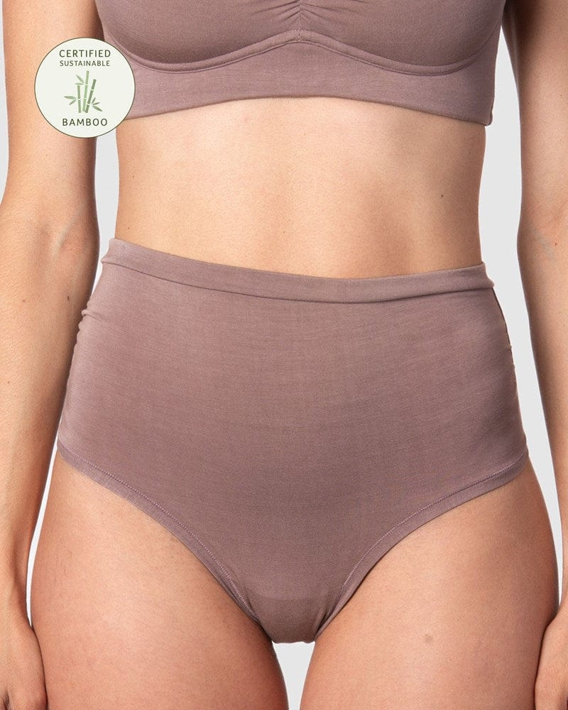 Serenity Bamboo Full Brief in Mocha