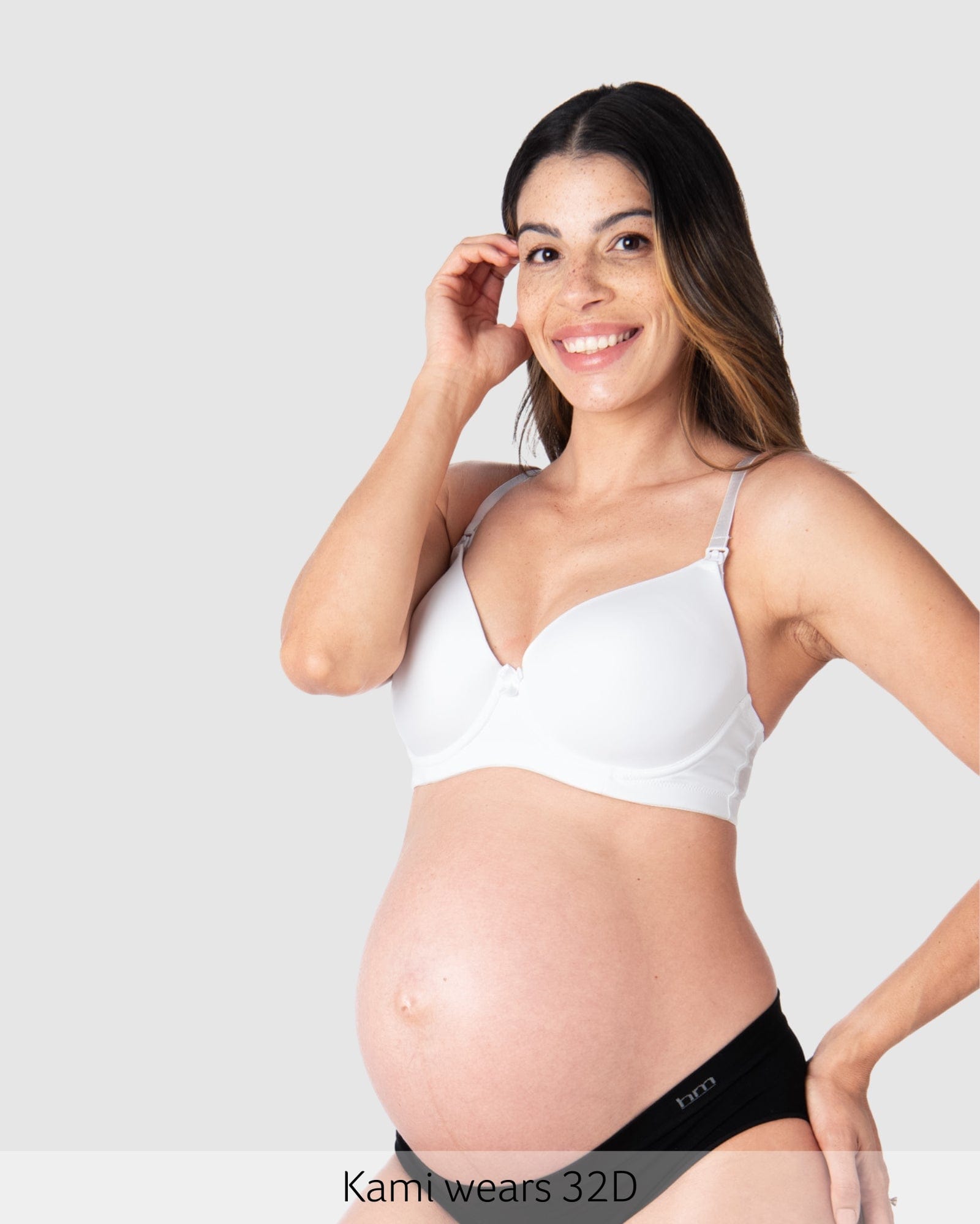 Forever Yours T-Shirt Nursing Bra - White